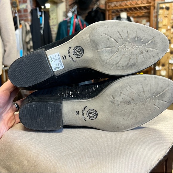 Lafayette Made in Italy Women’s Leather Bootie Boots Black sz 38 - Picture 11 of 13